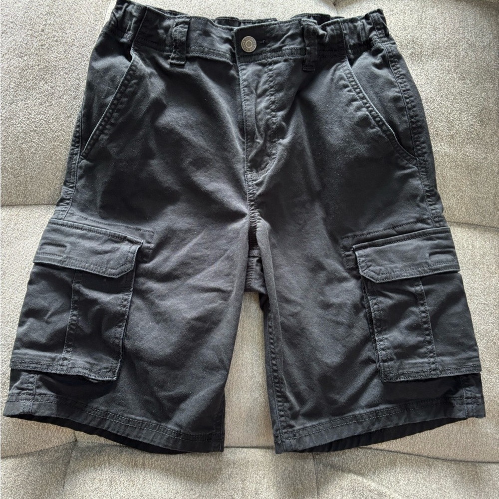Sonoma Boy’s Black Cargo Shorts Adjustable waistband